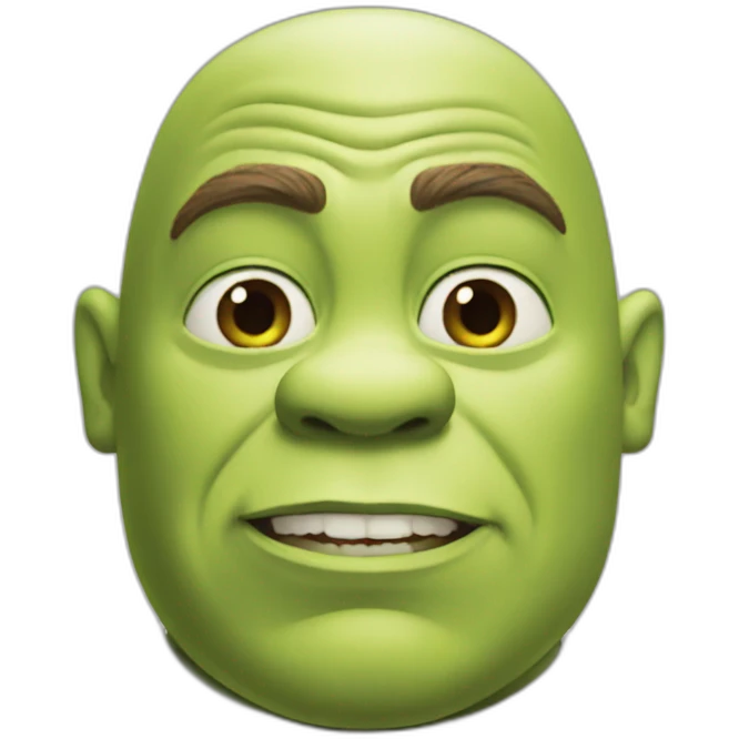 white-shrek emoji