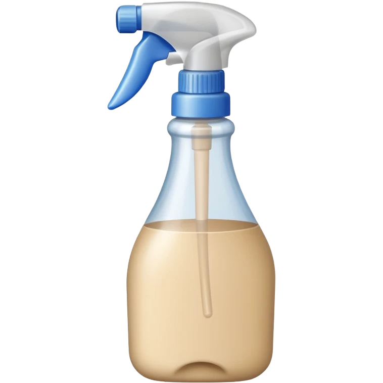 Beige spray bottle emoji