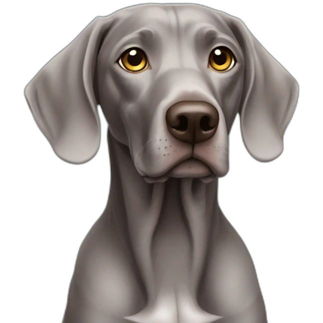 Weimaraner emoji