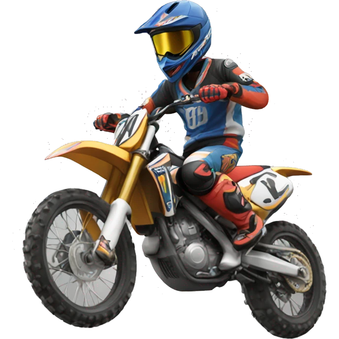 Motocross emoji