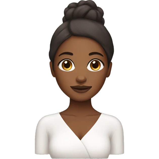 skincare brown girl emoji