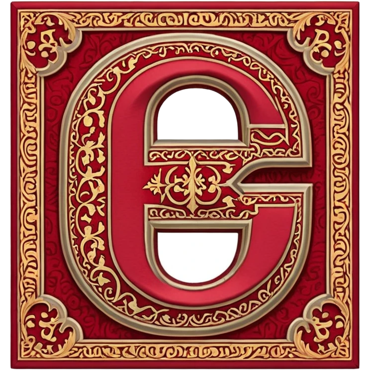  letter c made out of persian carpet texture emoji