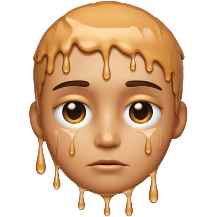 Dripping Human Face emoji