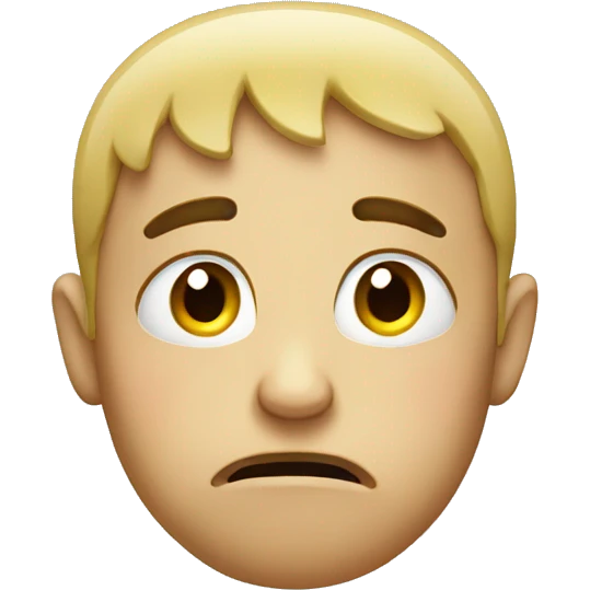 sad face emoji