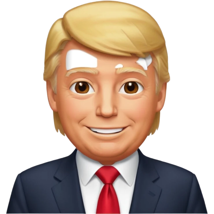 Trump is the goat emoji