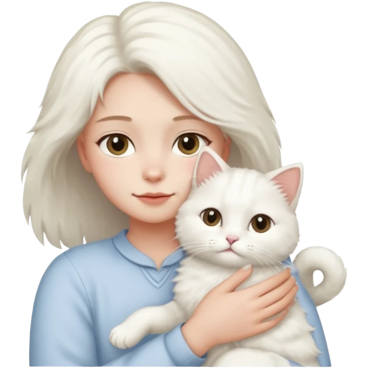 person with cat  emoji