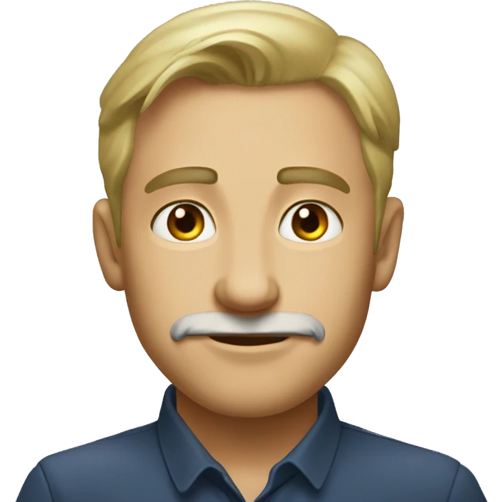 Осуждающий желтый смайл emoji