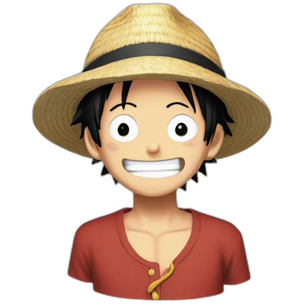 Luffy dumb emoji