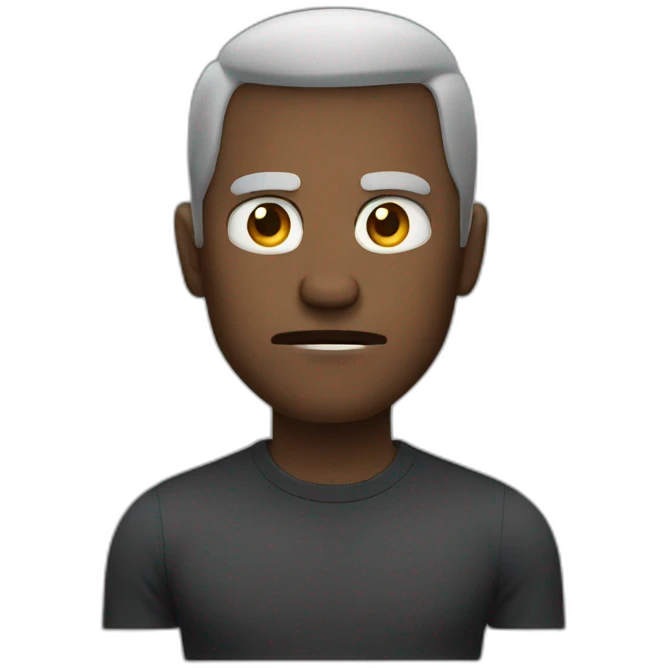 Aggressive man emoji