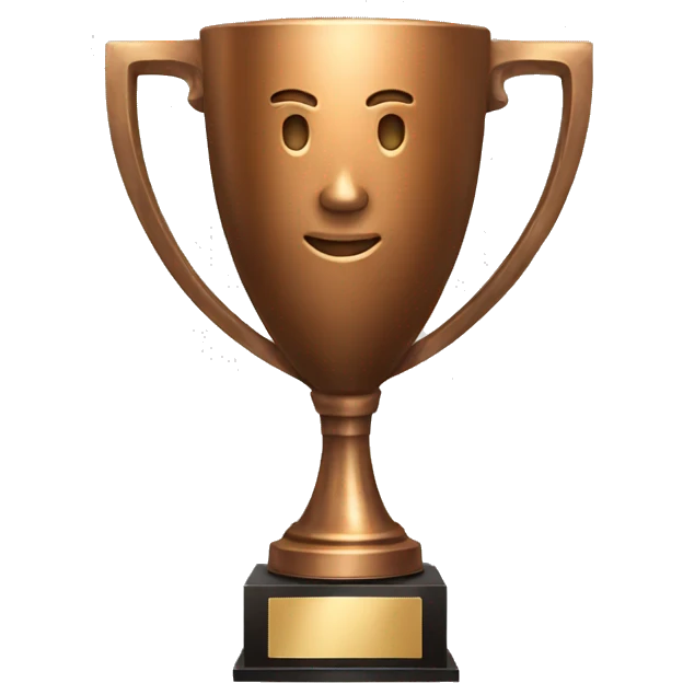 bronze trophy emoji