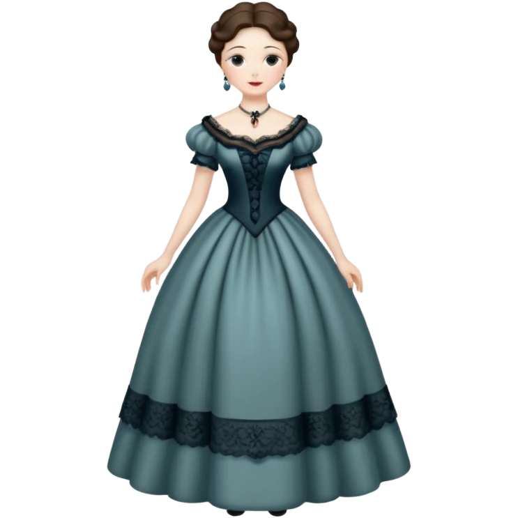 Victorian lady emoji
