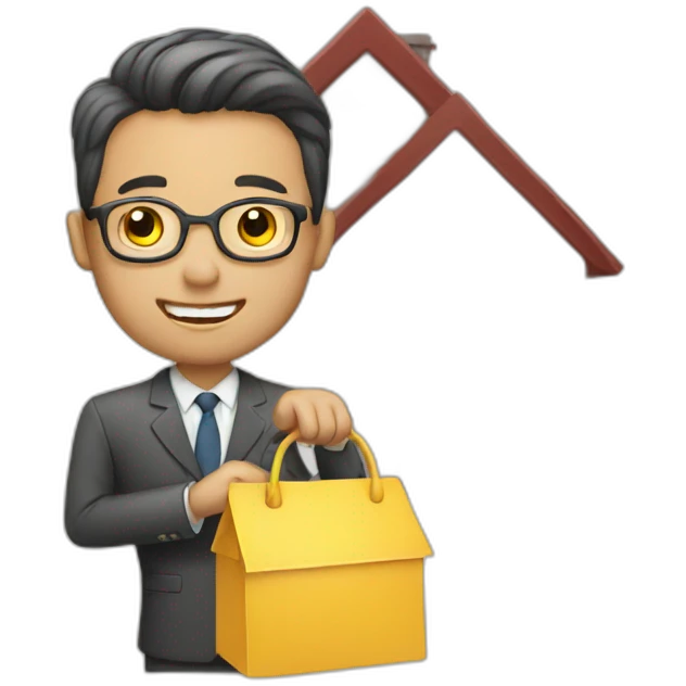 man buying a house emoji