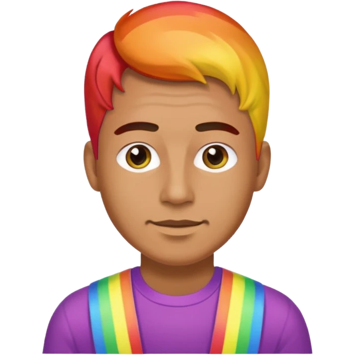 Rainbow guy emoji