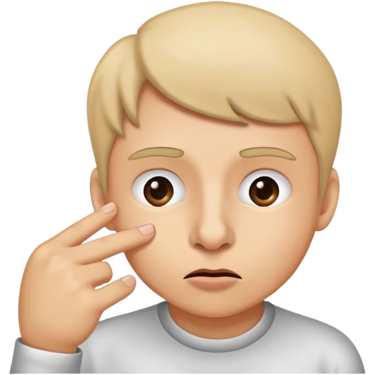 Picking nose  emoji