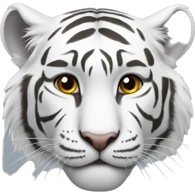 white tiger emoji