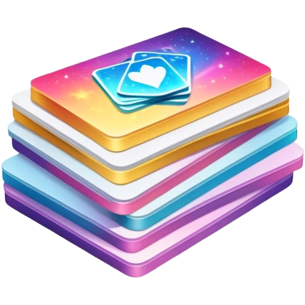 stack of cards magic emoji