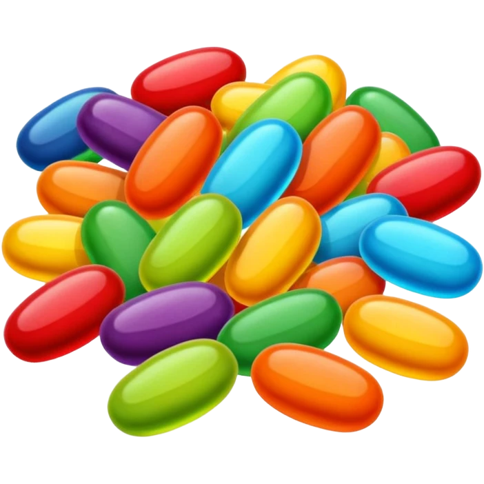 candies beans jelly emoji