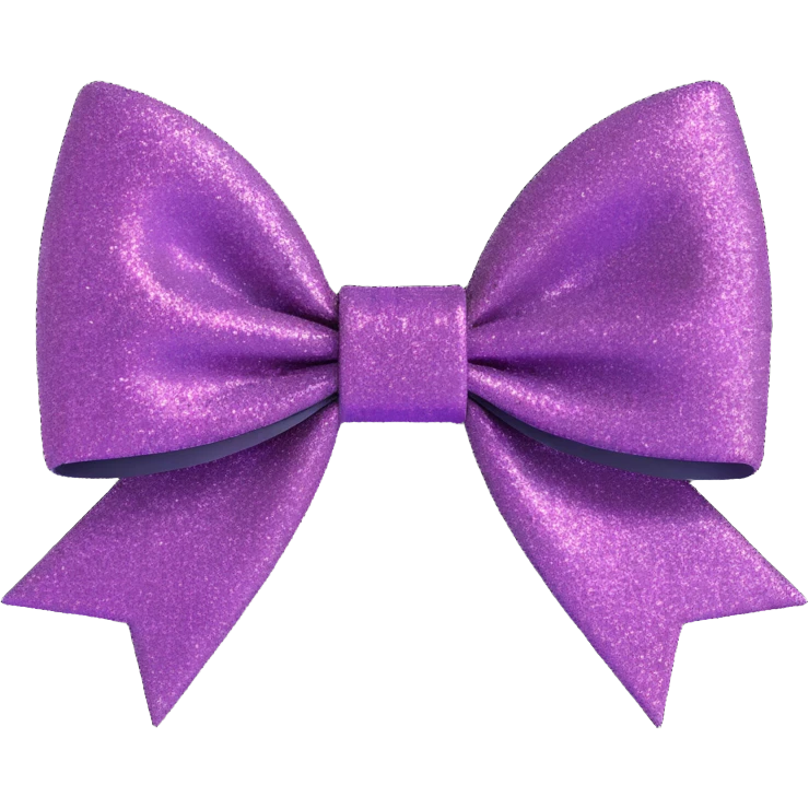 glitter bow emoji