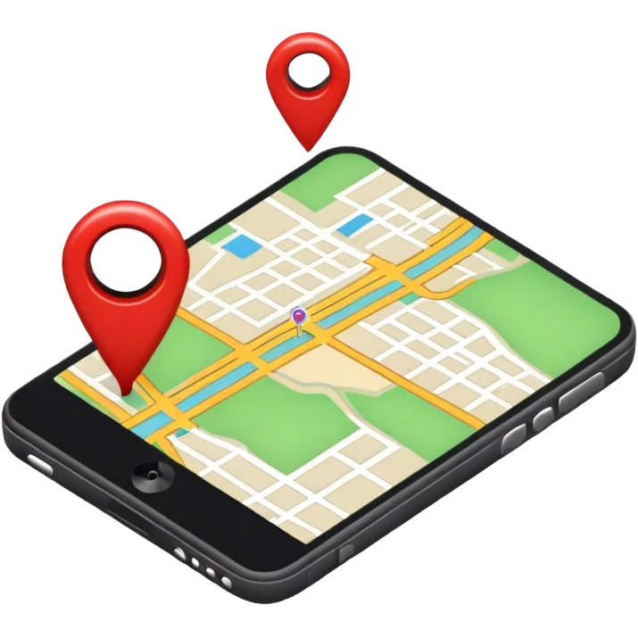 GPS map emoji