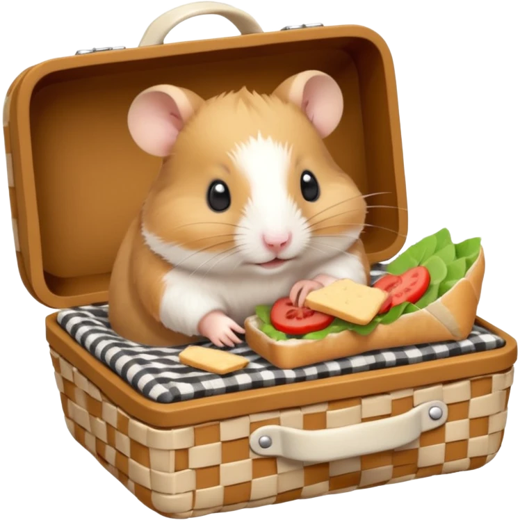 hamster go picnic emoji