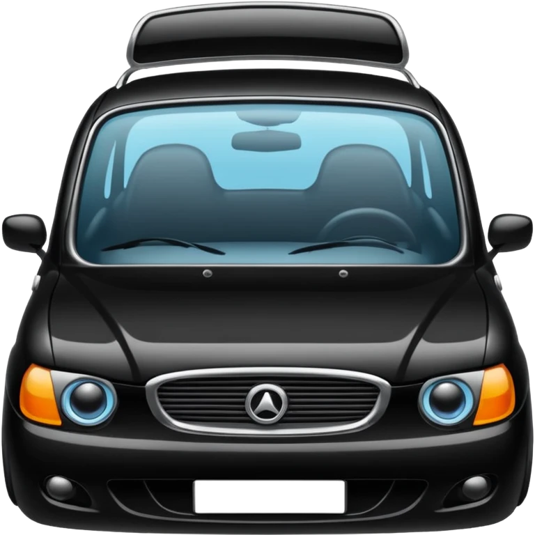 A car black window emoji