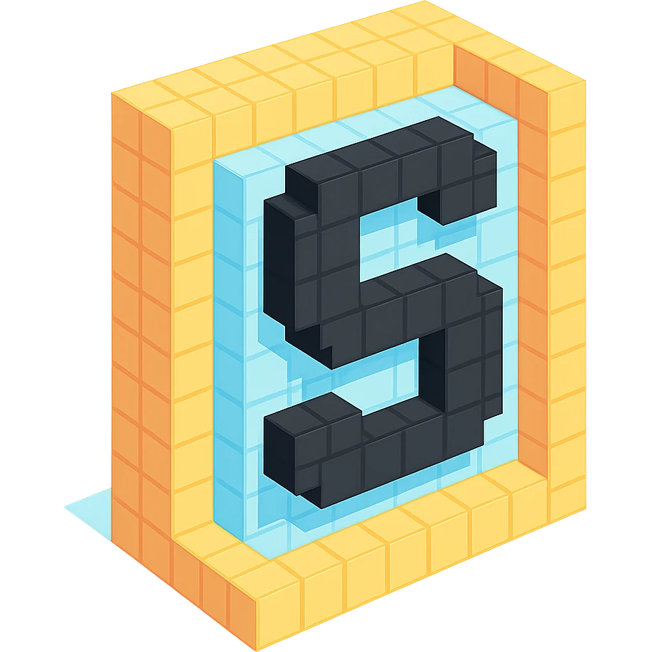 generate logo for my ai company that contains "s" letter, take as a reference notion's logo, but dont copy 100%, use notion's colors emoji