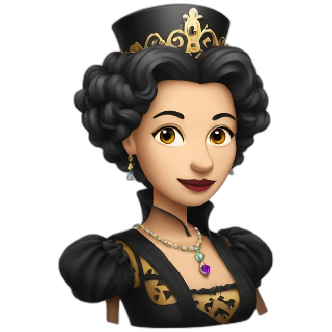 queen of spades emoji