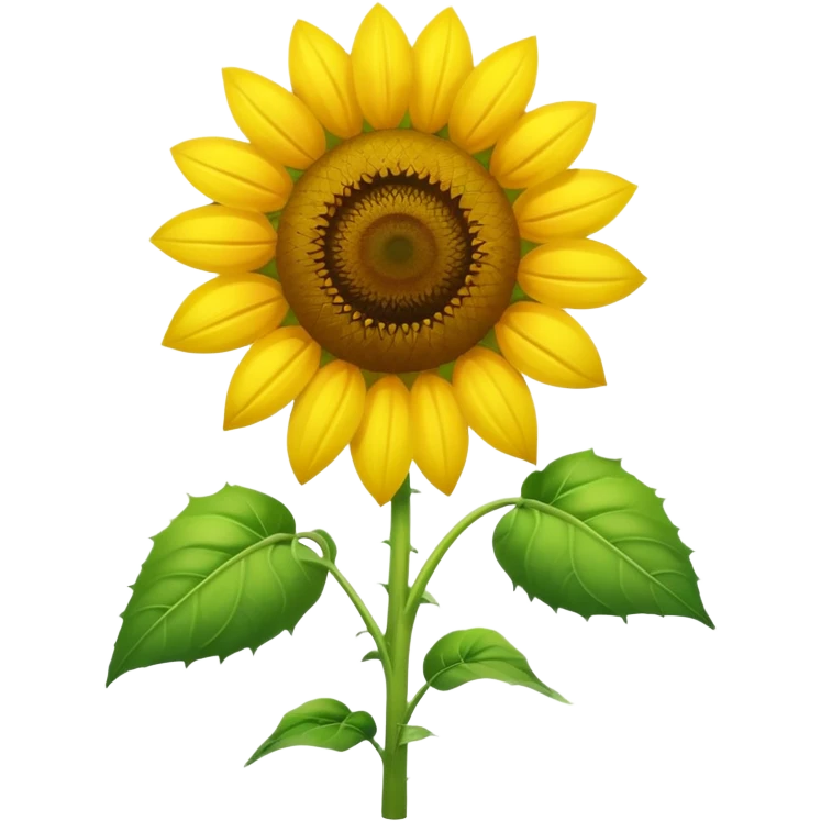 An exact  picture of the sunflower from Plants vs. Zombies emoji