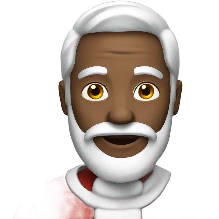 Santa but with grey hair emoji
