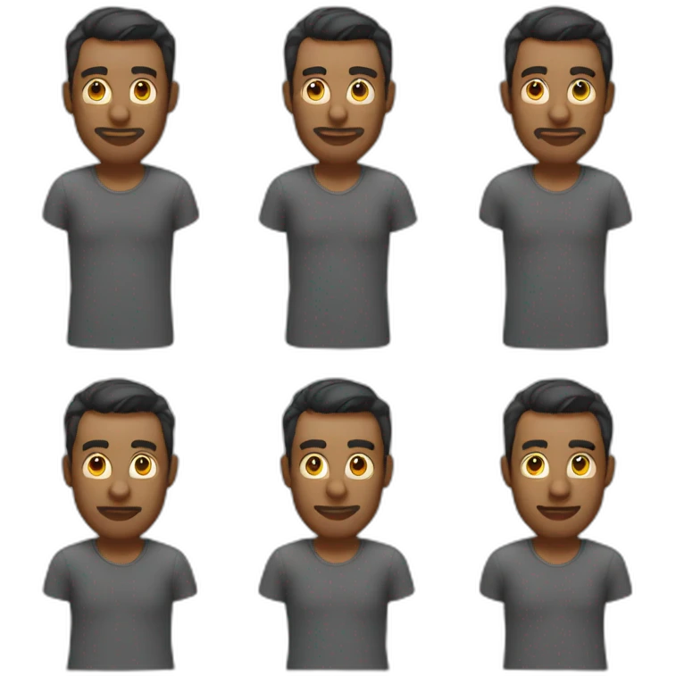 Men 3D emoji