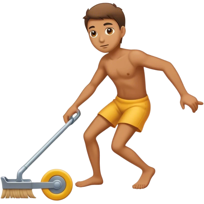 person that drags something emoji