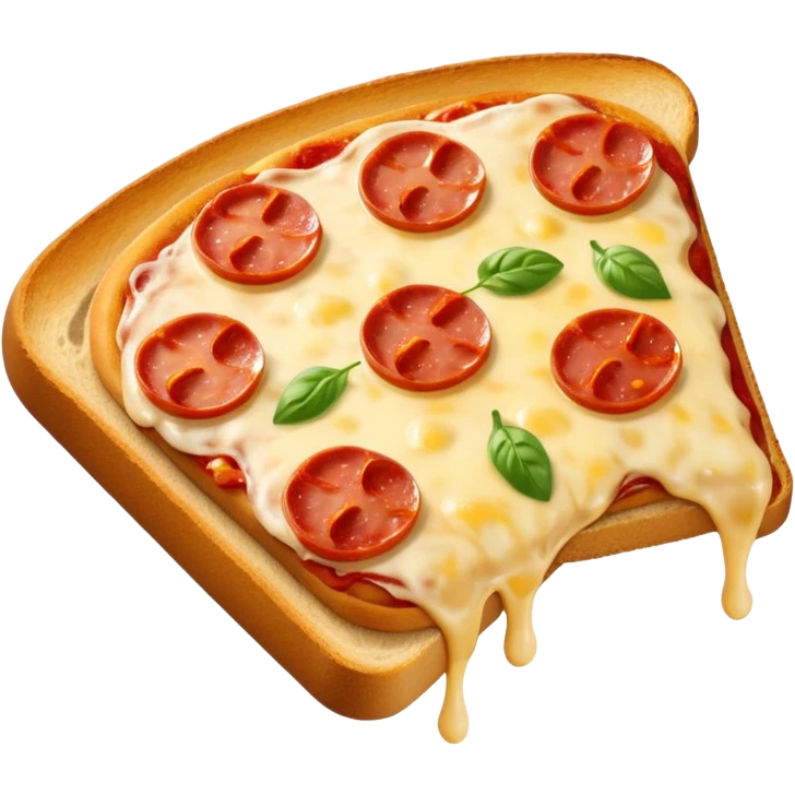 Make Pitza with toast emoji