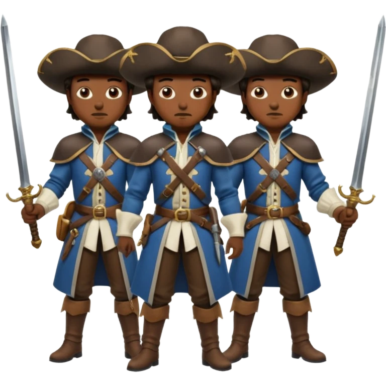 3 musketeers emoji