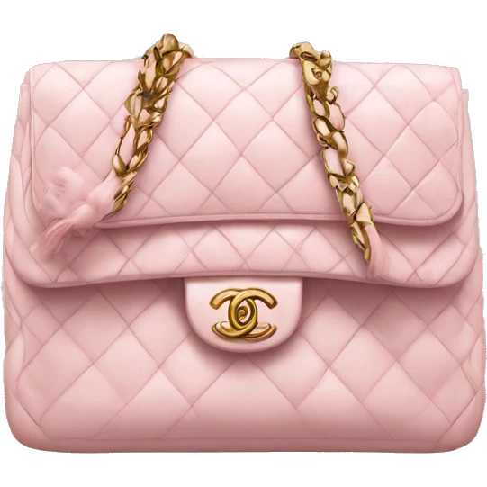 Light pink Chanel bag emoji