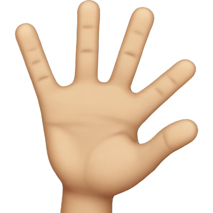 Two fingers emoji