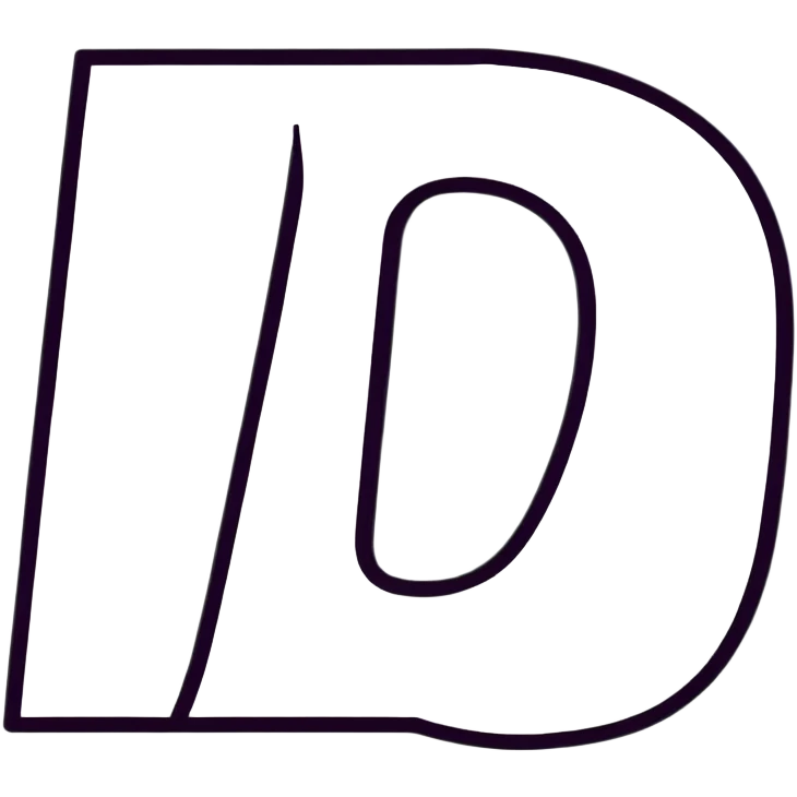 Colorful Gradient Alphabetical Letter “D” emoji