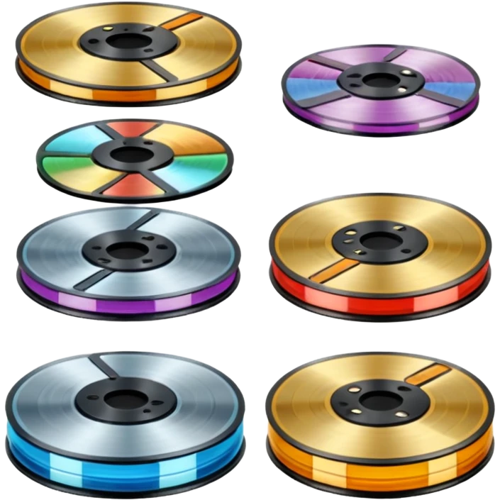 movie strips disk lines emoji