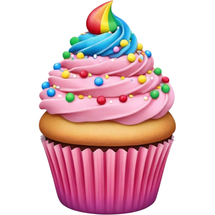 cupcake rosa emoji