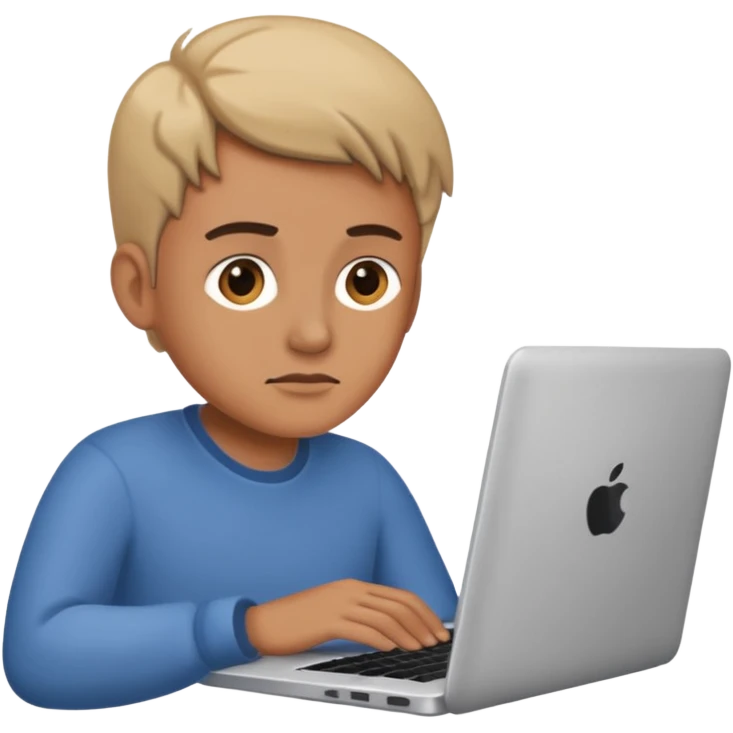 working laptop person emoji