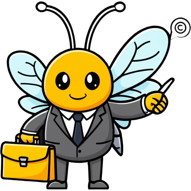 realtor bee  emoji