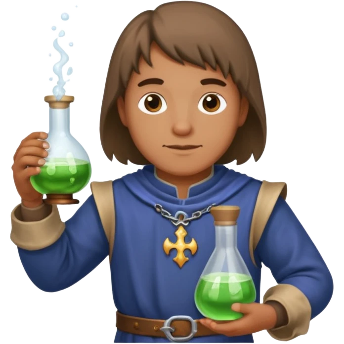 a potion brewer in medieval time emoji