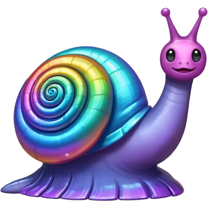 Disco snail emoji