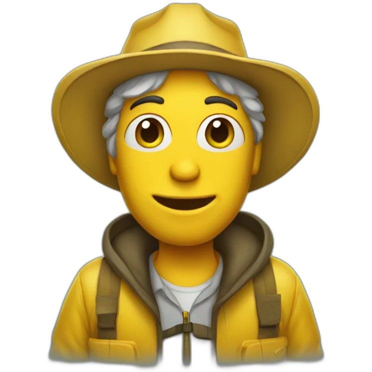 bee fisherman emoji