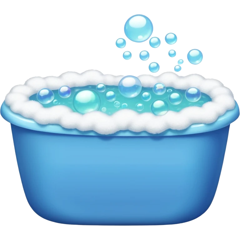 Bath with bubbles emoji