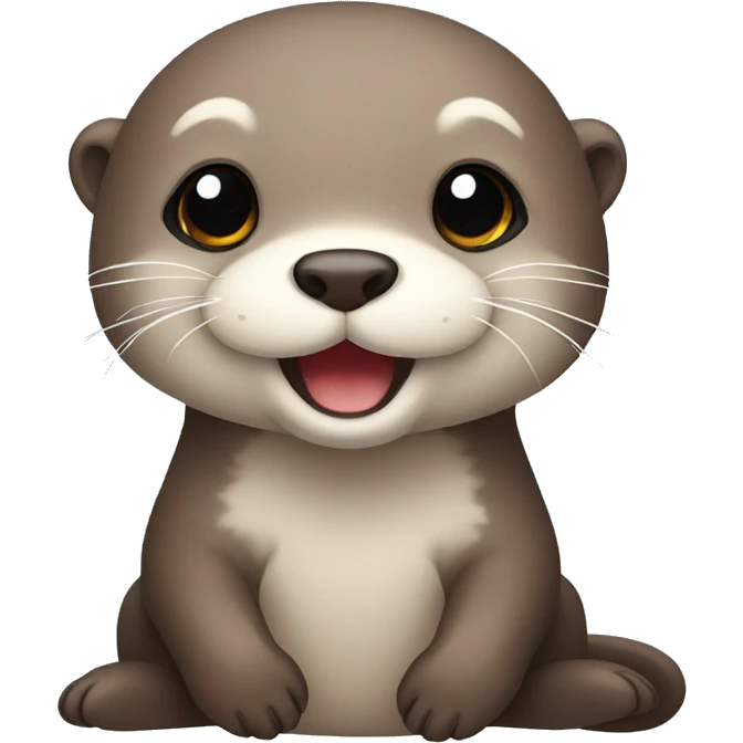 cute otter emoji