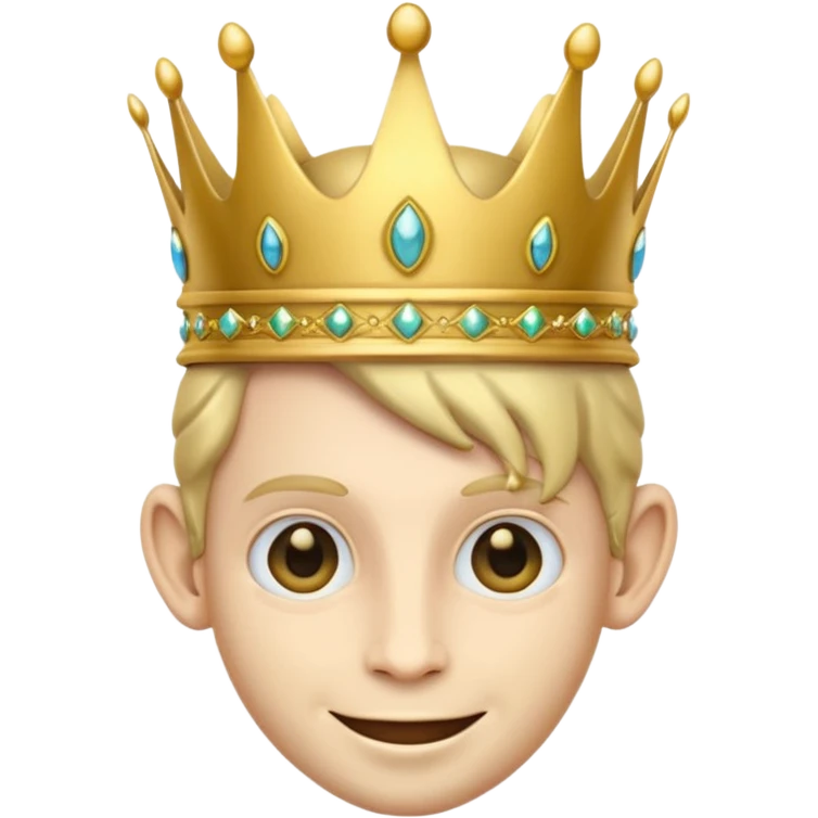 prince emoji with long alien ears emoji