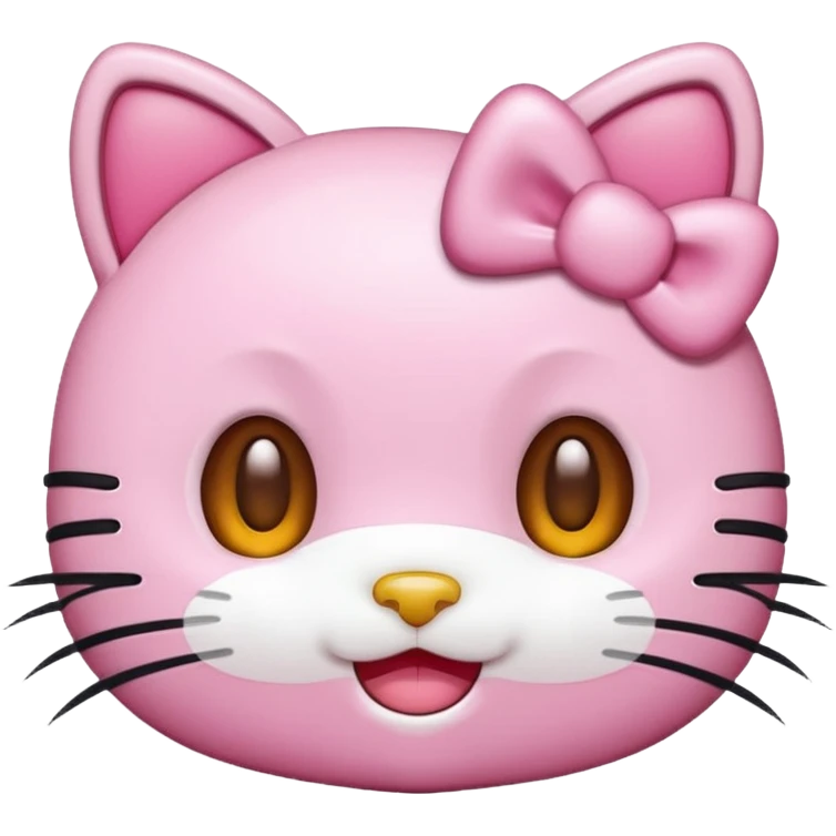 Un emoji de hellou kitty tierna emoji