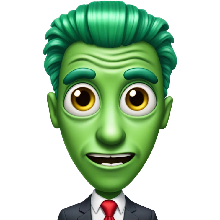 Alien trump emoji
