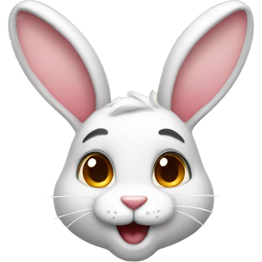 Wink rabbit emoji