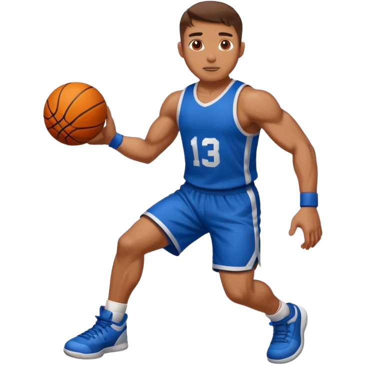 God playing basketball  emoji